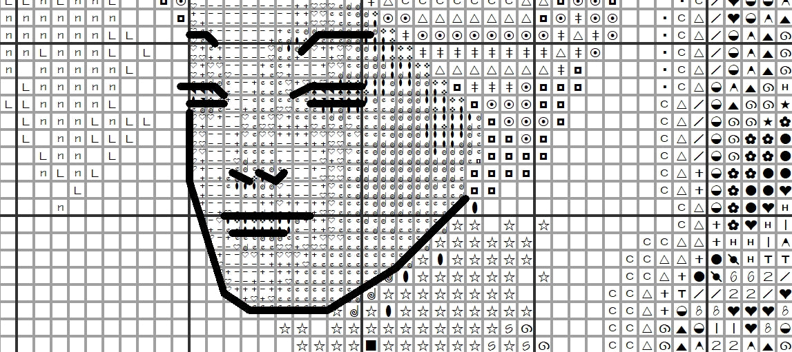 Schema punto croce SAGA PDF XSD WISE FAIRY cross stitch FANTASY dmc + saga xsd pattern keeper markup grandmother fairy queen nonna facile da stampare