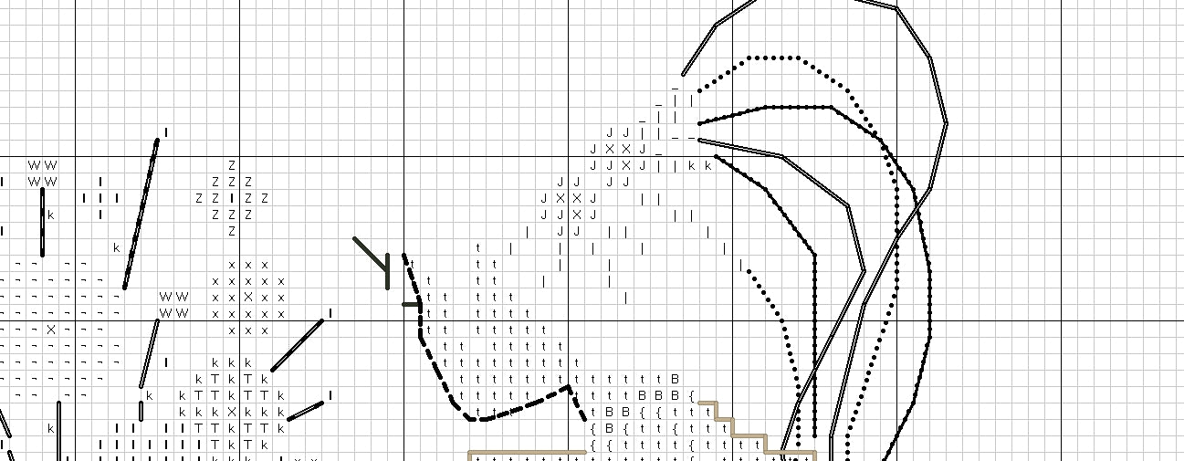 Schema punto croce SAGA PDF + XSD + PK PRINCIPESSA dei FIORI lady flowers cross stitch butterfly FANTASY woman princess patterns facile da stampare