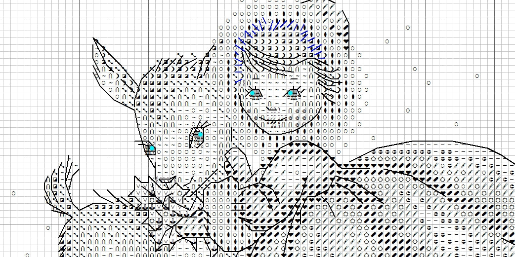 Schema punto croce SAGA PDF + XSD Bimba di natale con cerbiatto CHRISTMAS little GIRL PK cross stitch love holiday dmc SAGA pattern keeper facile da stampare