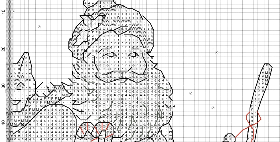 Schema punto croce SAGA PDF XSD WOODLAND SANTA and ANIMALS cross stitch natale orso coniglio lupo jpc pattern keeper WOODLAND tree skirt xmas facile da stampare
