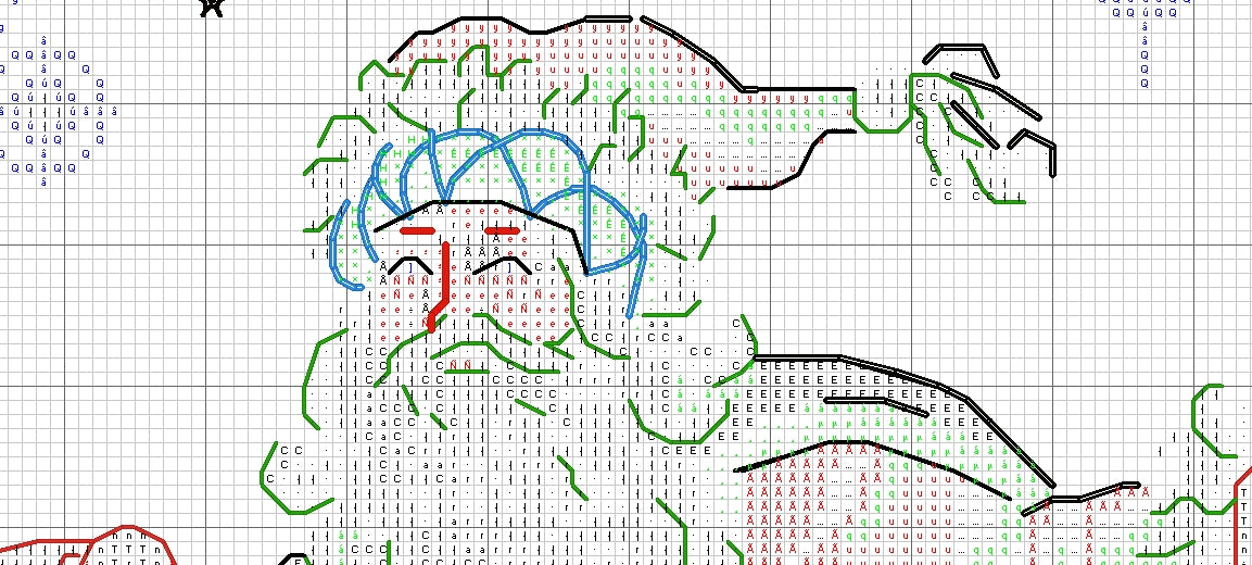 Schema punto croce SAGA PDF + XSD + PK SANTA Christmas papà natale cross stitch animali bear colomba lupo dmc pattern keeper facile da stampare