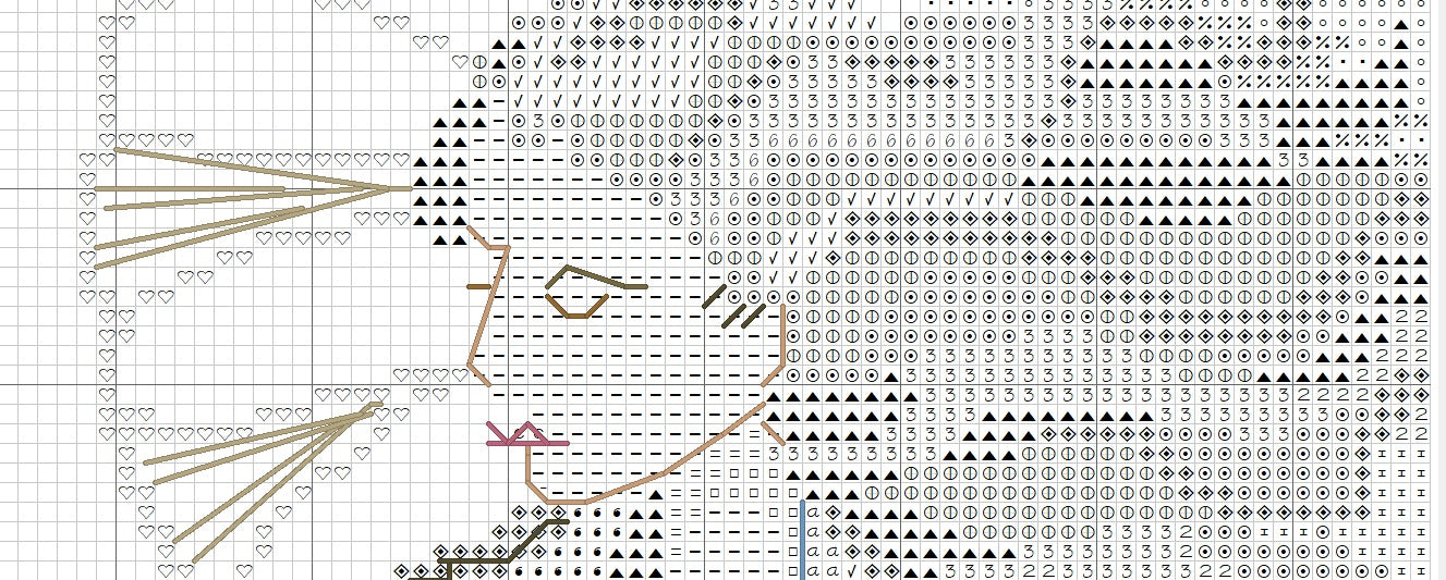Schema punto croce SAGA PDF + XSD + PK WONDER ANGEL cross stitch freedom healing waiting for xmas dmc pattern keeper facile da stampare