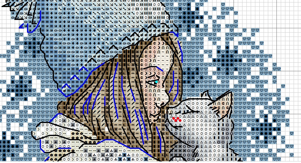 Schema punto croce SAGA PDF + XSD PK BIMBA con GATTO puppy at christmas cross stitch pattern keeper winter welcome babay facile da stampare