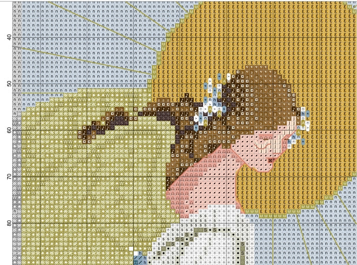 Schema punto croce PDF + pk ANGEL mother cross stitch baby SHOWER bedroom girl neonato dmc nascita birth pattern keeper facile da stampare