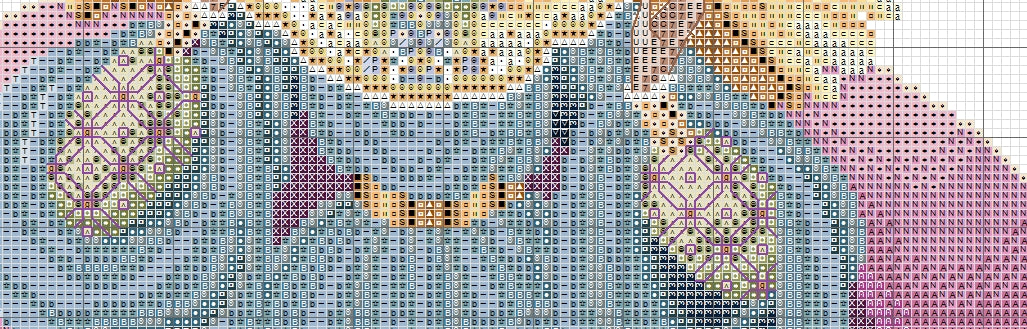 Schema punto croce PDF PK + dmc ANGEL of the MORNING cross stitch Christmas easter pattern keeper pk pdf pat peace xmas facile da stampare