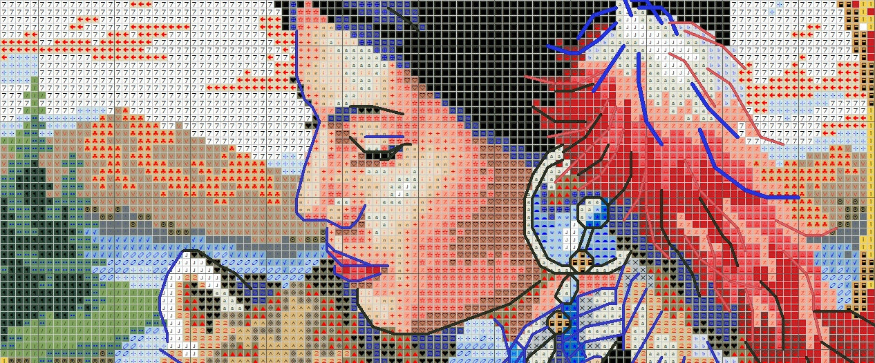 Schema punto croce SAGA + PDF XSD PK SAGA GUARDIAN SPIRIT INDIANA WOLF WOMAN cross stitch woman nature sensual lady seasons pattern keeper pk xsd facile da stampare