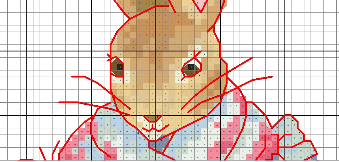 2 Schemi punto croce SAGA PDF XSD ANCHOR sleeping Bunnies e mother bunny cross stitch xsd pattern keeper BEATRIX potter facilmente stampabile