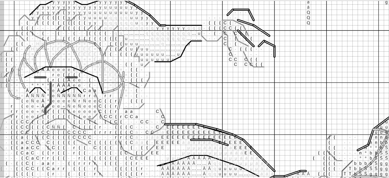 Schema punto croce SAGA PDF + XSD + PK SANTA Christmas papà natale cross stitch animali bear colomba lupo dmc pattern keeper facile da stampare