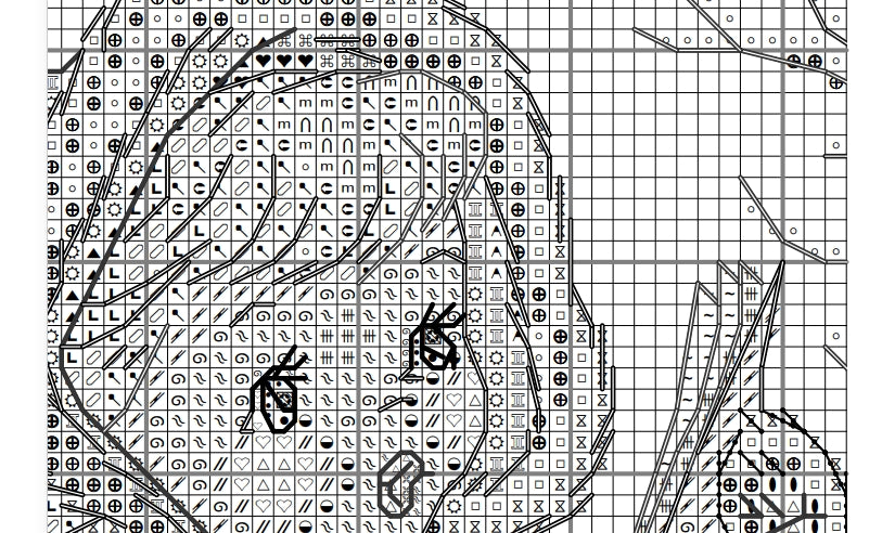 Schema punto croce SAGA PDF + XSD Bimba canta canzoni uccelli CHRISTMAS little GIRL song cross stitch pattern keeper dmc facile da stampare