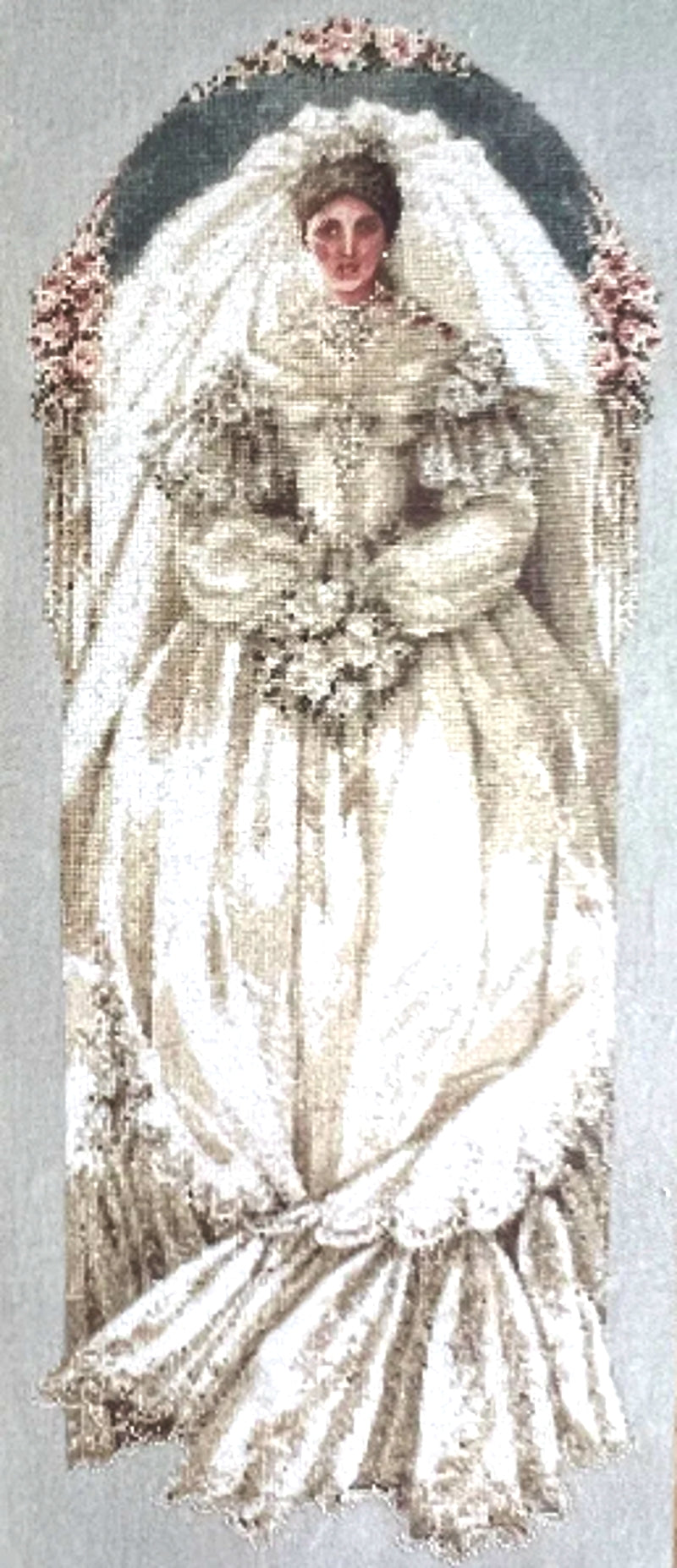 Schema punto croce PDF PK WOMAN is ready for MARRIED cross stitch HAPPY patterns stampabile