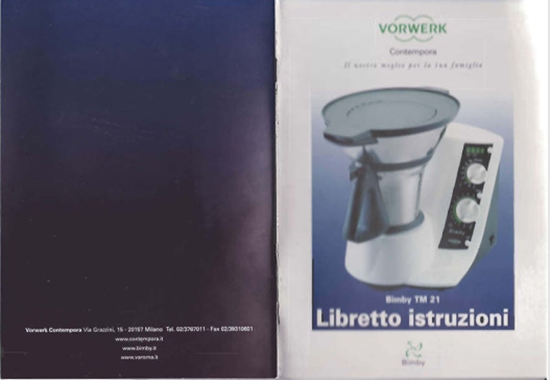 RICETTARIO BIMBY ALLA SCOPERTA DEL BIMBY PDF PER IL TM21 ROBOT DA CUCINA + MEGA RACCOLTA RICETTARI BIMBY