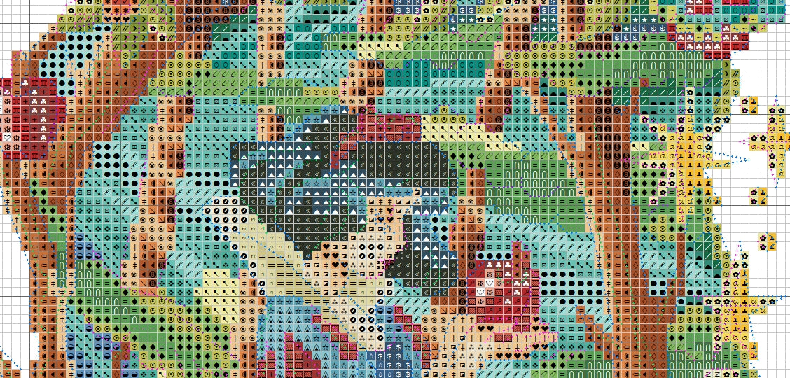 Schema punto croce SAGA PDF XSD la FAVOLA the BEAUTY and the APPLE cross stitch tale saga dmc pattern keeper snow white mela fantasy facile da stampare