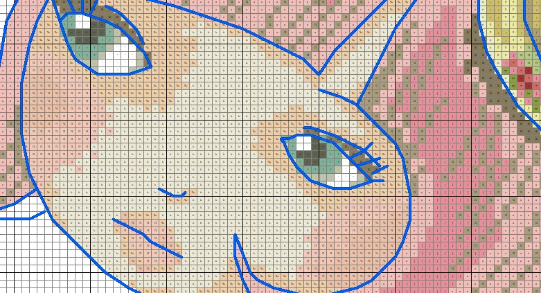 SCHEMA A PUNTO CROCE BOTHY MIRABELLE ADRIFT CROSS STITCH FANTASY DMC DIGITAL DOWNLOAD