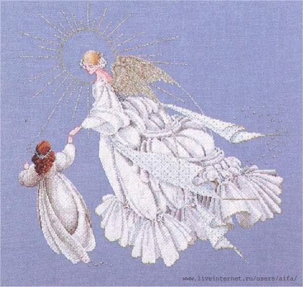 Schema punto croce SAGA PDF + XSD + PK my baby ANGEL mother cross stitch eden love girl mercy dmc nascita birth pattern keeper facile da stampare