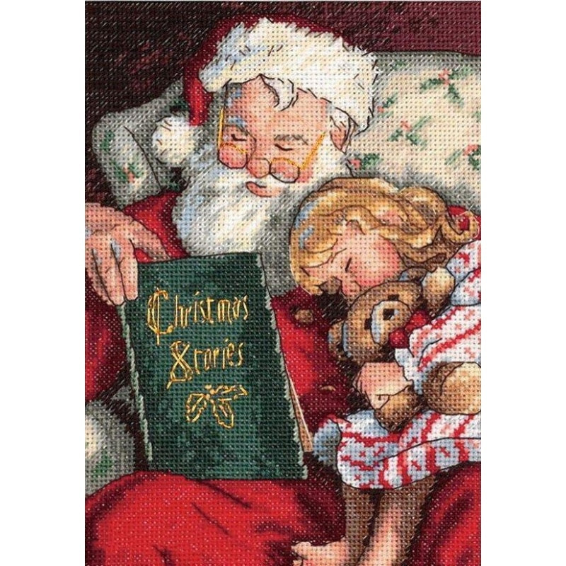 Schema punto croce SAGA PDF + XSD Babbo natale SANTA CLAUS CHRISTMAS story cross stitch la magia del Natale dmc patterns facile da stampare