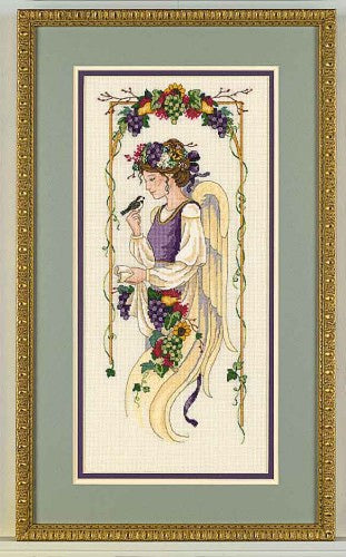 Schema punto croce SAGA PDF XSD the ANGELO di fine estate late SUMMER ANGEL  cross stitch patterns stampabile