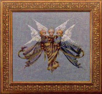 Schema punto croce SAGA PDF + XSD + PK ANGEL HEAVENLY GIFTS  cross stitch dmc pattern keeper christmas peace hope pk pat xmas facile da stampare