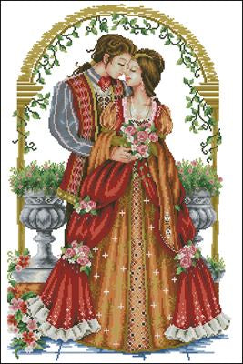 Schema punto croce SAGA PDF + XSD I DANCE at court in FAIRY TALES cross stitch valentine day Charming prince Cenerentola patterns facilmente stampabile (Copia)