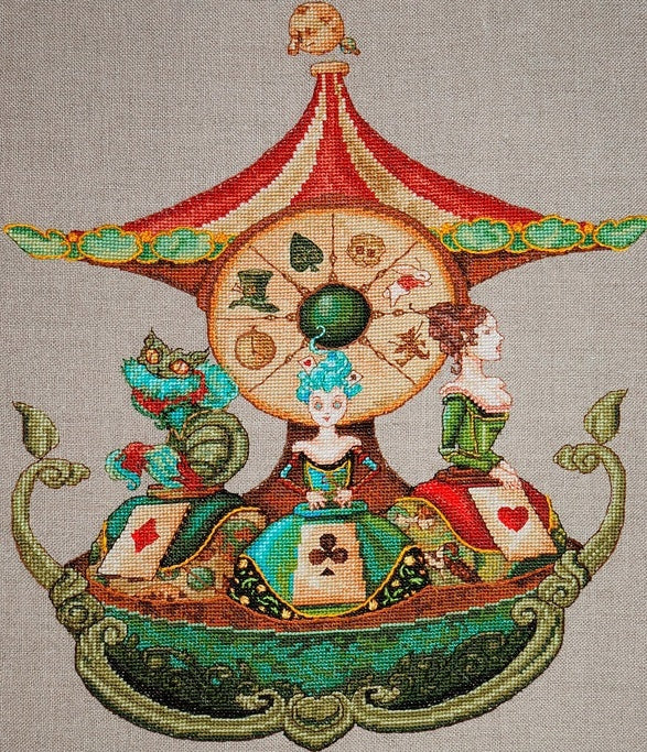 Schema punto croce SAGA PDF + XSD la giostra delle FAVOLA the FAIRYTALE CAROUSEL cross stitch tale patterns facilmente stampabile