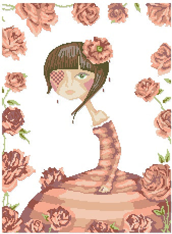 SCHEMA A PUNTO CROCE BOTHY THREADS DEVOTION CROSS STITCH FANTASY DMC DIGITAL DOWNLOAD