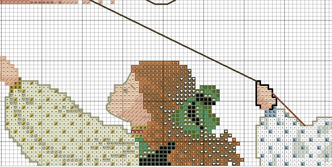 2 Schemi punto croce SAGA PDF + XSD + PK 3 BIMBE AQUILONE MAMMA e figli teacher cross stitch patterns facile da stampare