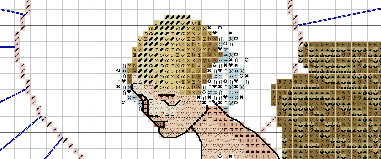 Schema punto croce SAGA PDF + XSD + PK my baby ANGEL mother cross stitch eden love girl mercy dmc nascita birth pattern keeper facile da stampare