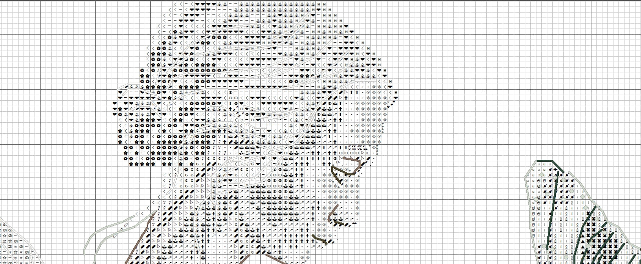 Schema punto croce SAGA XSD + PDF fata e la farfalle the FAIRY and the BUTTERFLY cross stitch fantasy dmc pattern keeper facile da stampare
