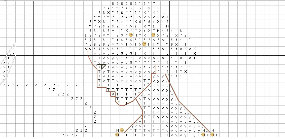 Schema punto croce SAGA PDF + XSD la dama e COLOMBA once upon a time cross stitch dmc lady girl queen princess patterns facile da stampare