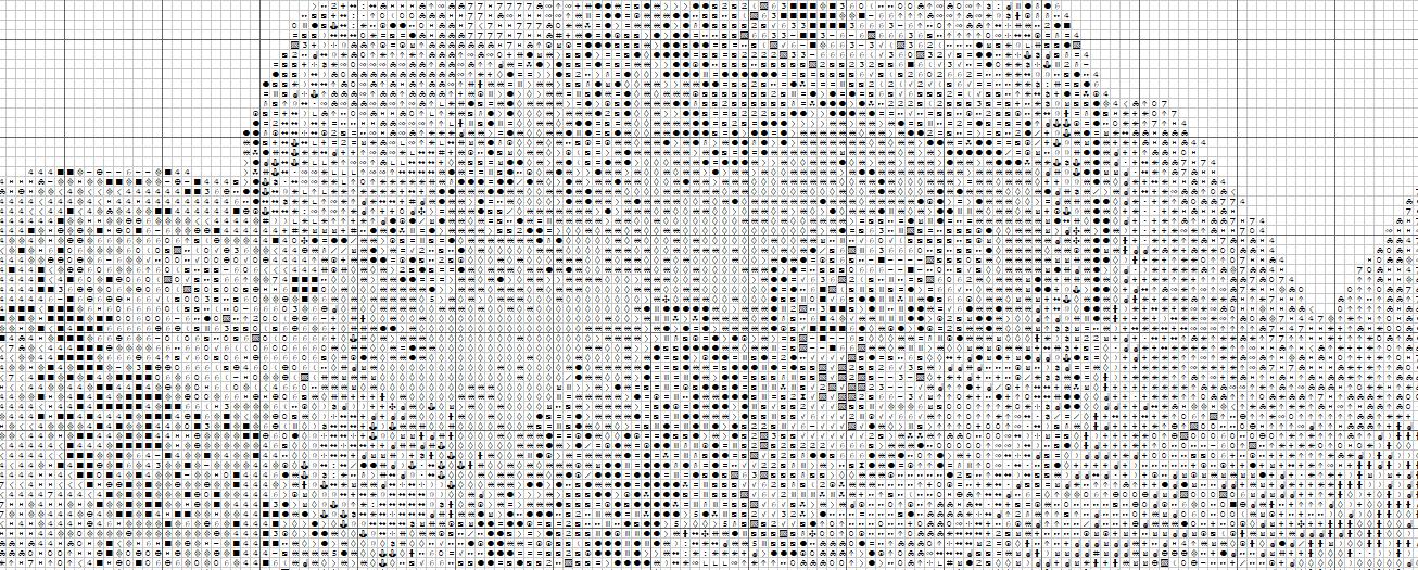 Schema punto croce SAGA PDF + XSD + PK ANGELO BOTANICAL ANGEL cross stitch patterns facile da stampare