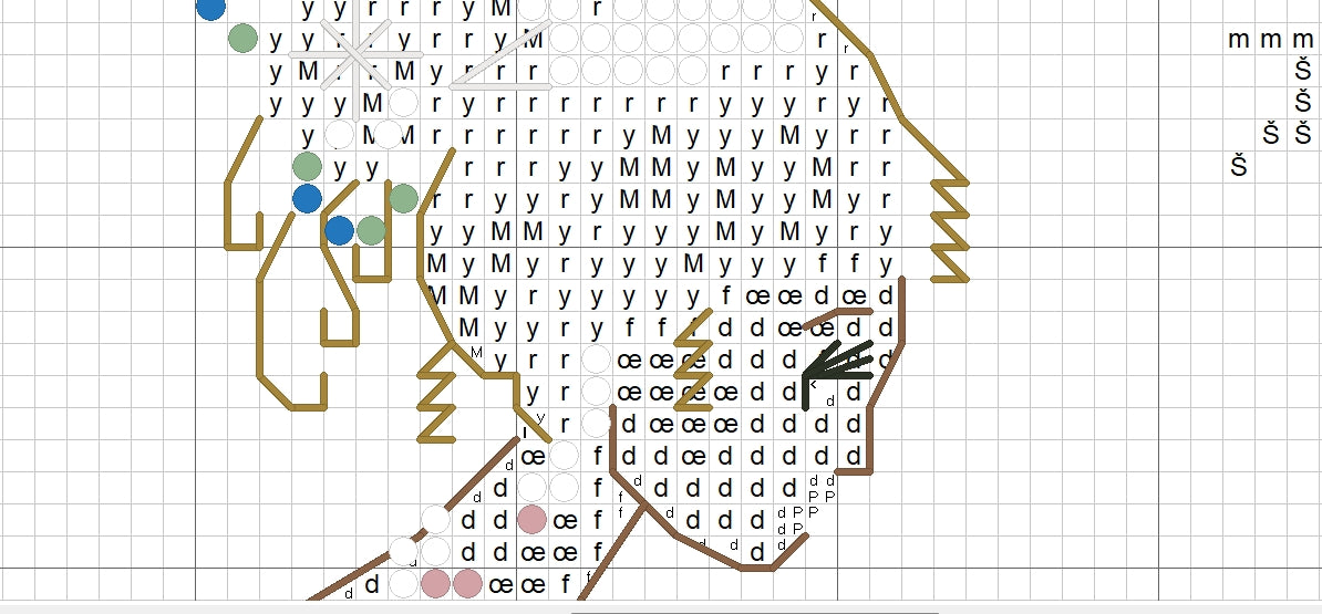 Schema punto croce SAGA PDF + XSD PRINCIPESSA SPRING QUEEN haired princess cross stitch fantasy patterns della primavera facile da stampare