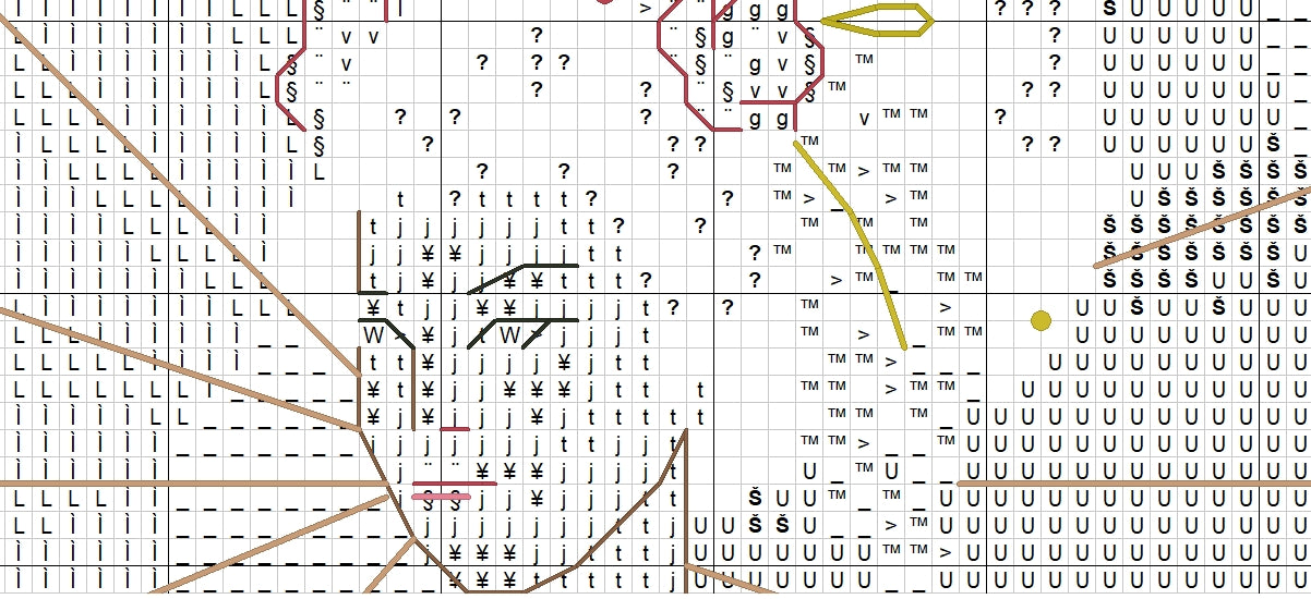 Schema punto croce SAGA pdf + xsd geisha UMBRELLA and fan GEISHA cross stitch flower of the east lady patterns jappanese facile da stampare