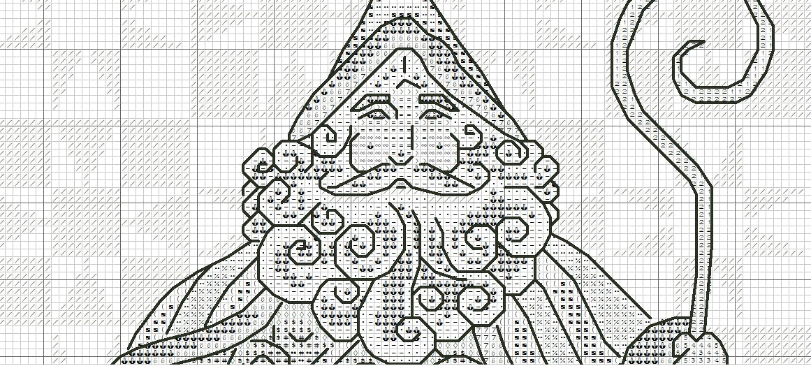 Schema punto croce SAGA PDF + XSD SANTA claus ornament cross stitch pattern keeper dmc XMAS calendar decor magic moment facile da stampare