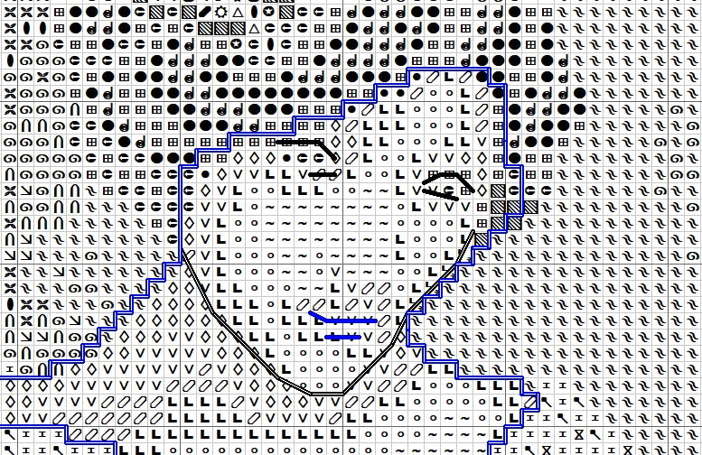 Schema punto croce SAGA PDF XSD the WOMAN and the white SWAN cross stitch TALE dmc patterns facilmente stampabile