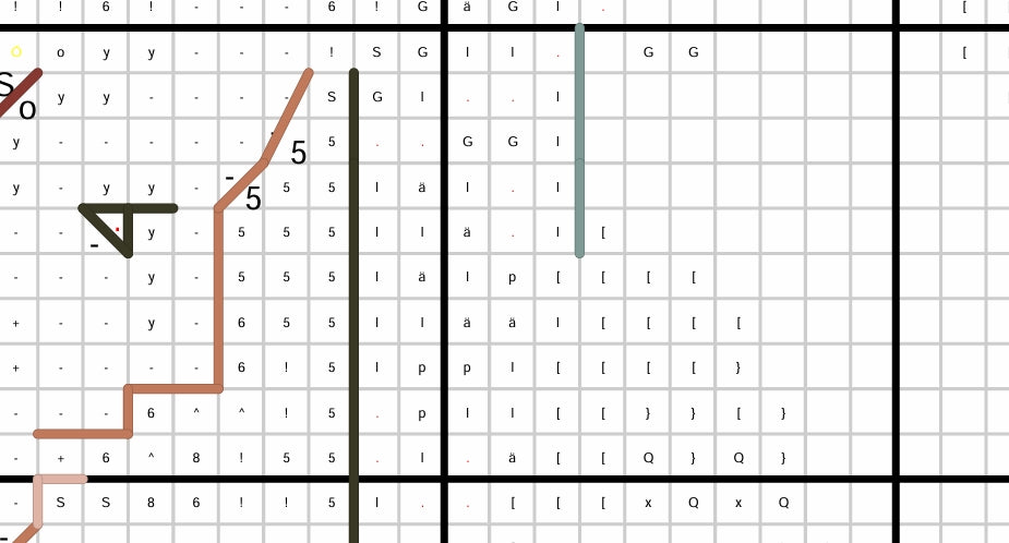 Schema punto croce SAGA PDF XSD beauty SPRING cross stitch SCARLETT in White Ruffles pattern keepr facile da stampare pk dmc patterns