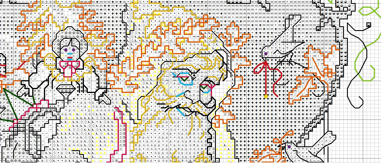 Schema punto croce SAGA PDF + XSD + PK Babbo natale SANTA CLAUS CHRISTMAS cross stitch la magia del Natale saga dmc xsd pattern keeper xmas facile da stampare