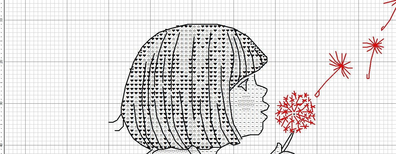 Schema punto croce SAGA PDF + XSD PK BIMBA BUNNY butterfly  cross stitch spring easter welcome baby shower pattern keeper facile da stampabile