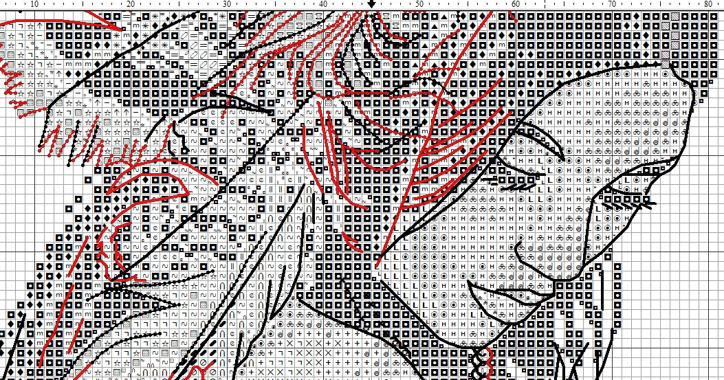 Schema punto croce SAGA + PDF XSD PK SAGA woman INDIANA serenity cross stitch woman nature sensual lady seasons pattern keeper pk xsd facile da stampare