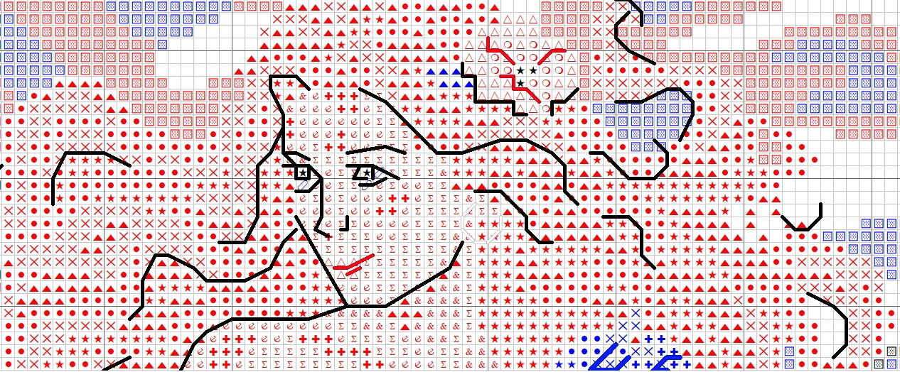 Schema punto croce SAGA PDF + XSD sirena dai capelli Rossi Red haired MERMAID ocean PRINCESS cross stitch pattern keeper facile da stampare