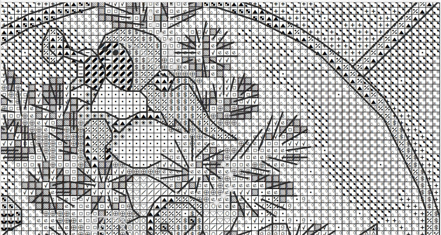 Schema punto croce SAGA PDF + XSD Albero di natale CHRISTMAS TREE cross stitch pattern keeper dmc xmas pdf magic ornamet facile da stampare