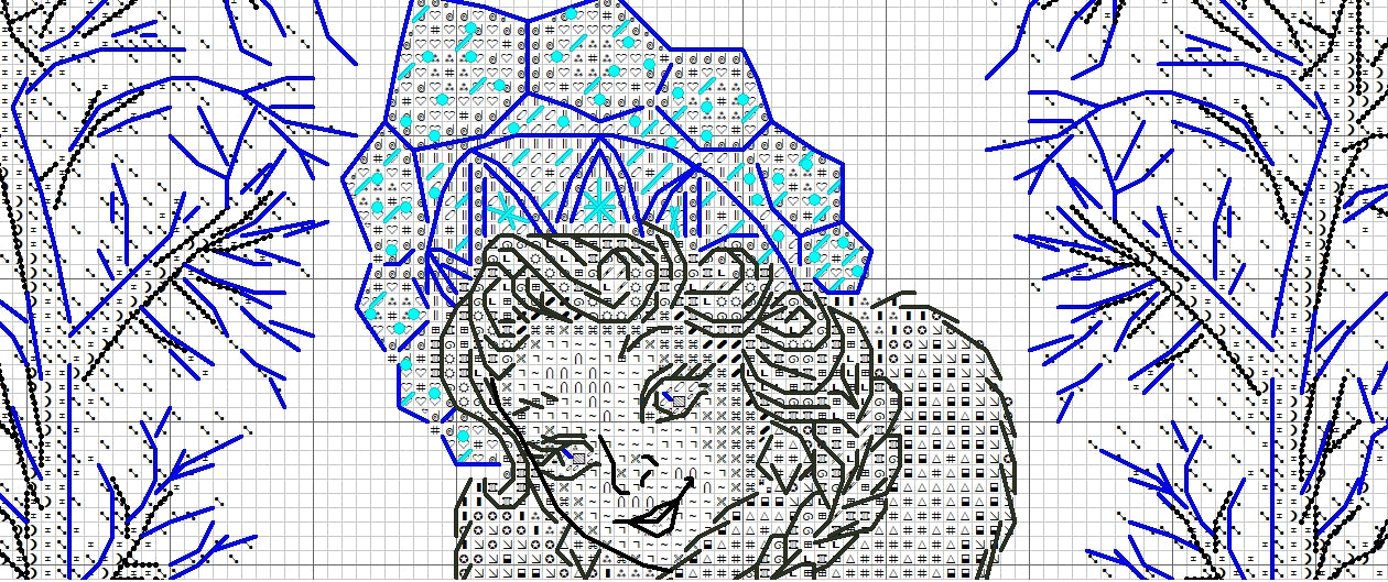 Schema punto croce babbo SAGA PDF XSD NATALE SANTA CHRISTMAS little helper cross stitch dmc patterns facile da stampare