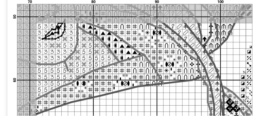 Schema punto croce SAGA PDF + XSD danza di una GEISHA DANCE of a geisha cross stitch chinese Anchor pattern keeper oriental facile da stampare