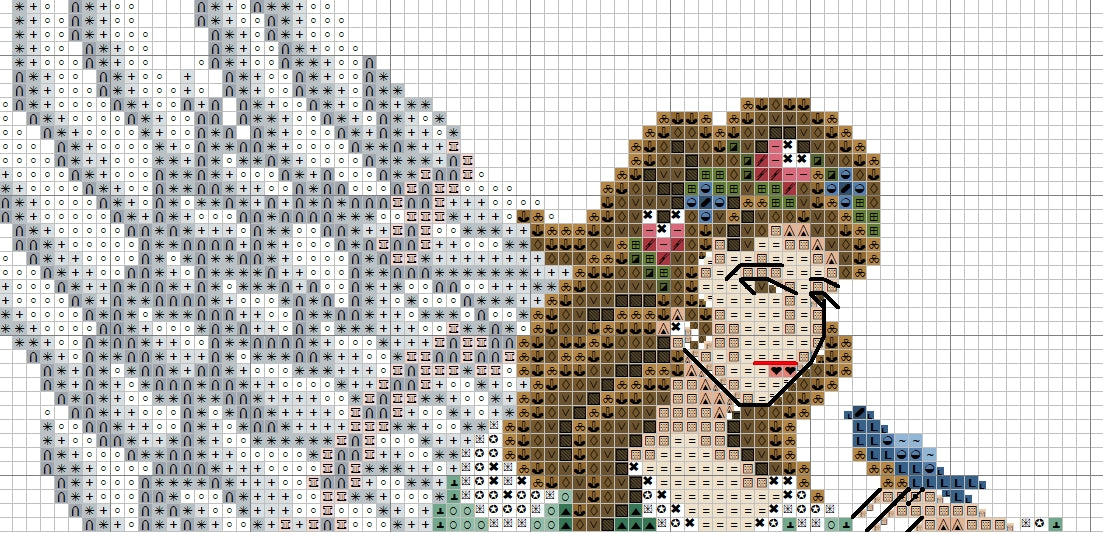 Schema punto croce SAGA PDF XSD FATA di marzo MARCH tulip FAIRY cross stitch red tulip fairy flower woman dmc pattern keeper markup facile da stampare