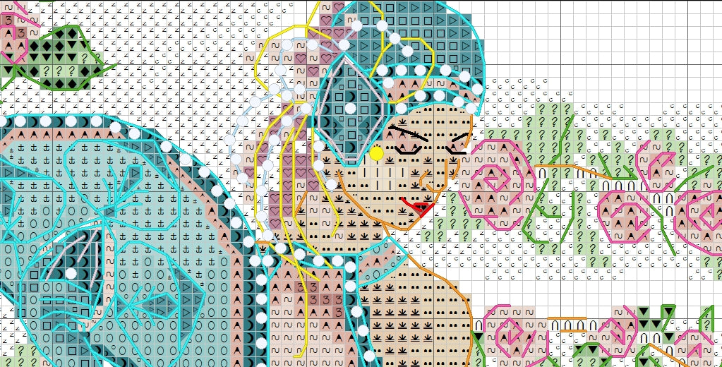 Schema punto croce SAGA PDF XSD art DECO BEAUTY cross stitch beautiful woman from another time dmc pattern keeper saga xsd pk facile da stampare