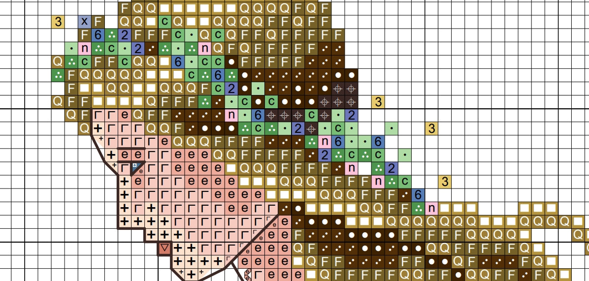 Schema punto croce PDF + PK STAGIONE SUMMER WOMAN cross stitch seasons dmc pattern keeper markup lady goddess estate dama  patterns da stampare