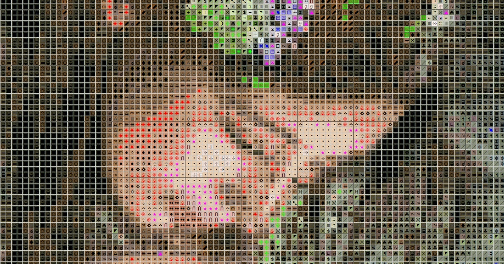 Schema punto croce SAGA PDF + XSD FATA si specchia sul lago woman who reflects in the LAKE cross stitch pattern keeper facile da stampare