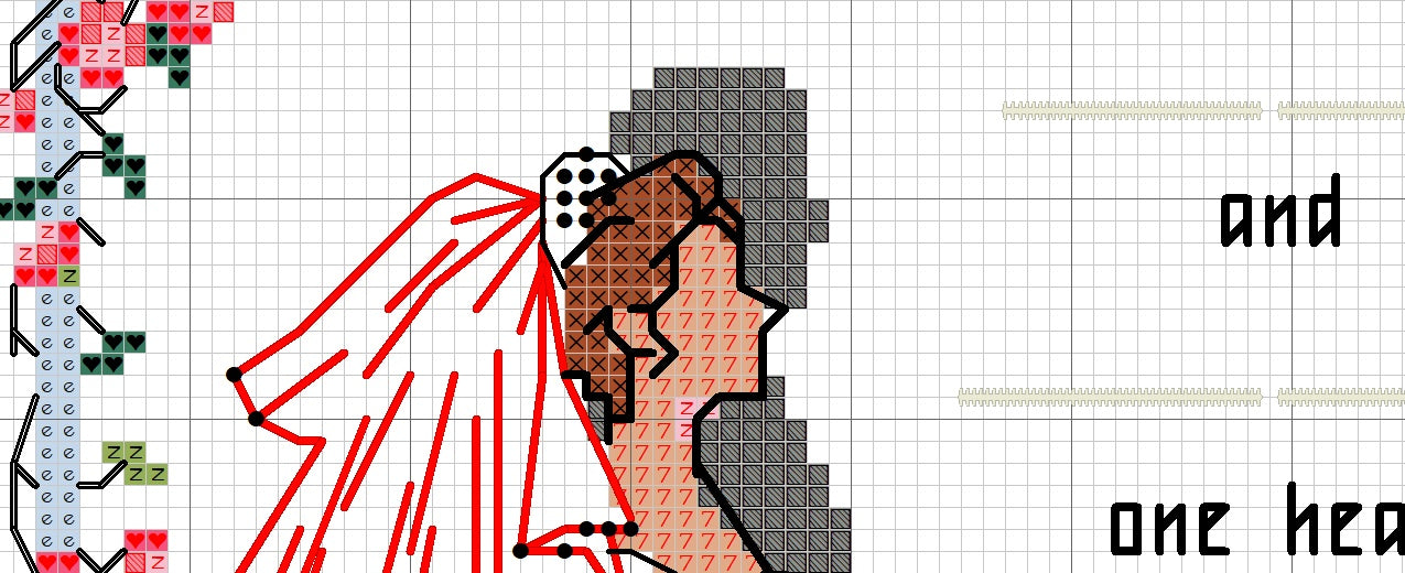 Schema punto croce SAGA pdf + xsd ONE LOVE nozze oggi sposi WEDDING day just MARRIED cross stitch bride pattern keeper one love facile da stampare