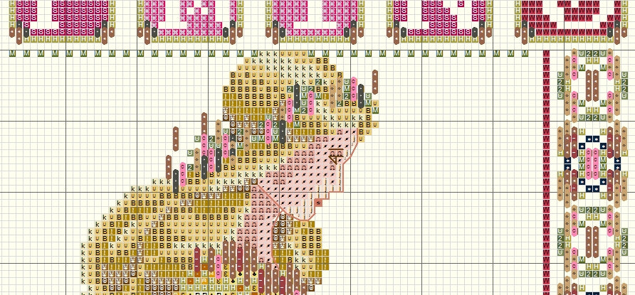 Schema punto croce SAGA PDF + PK CELTIC SPRING QUEEN cross stitch woman flower dama rinascimento seasons elegant woman lady facile da stampare (Copia)