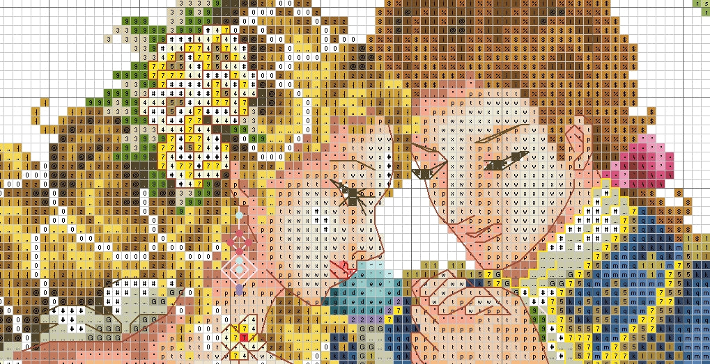 Schema punto croce SAGA PDF + XSD PRINCIPESSA ballo a corte DANCE cross stitch princeps pattern keeper pk fairy tale facilmente stampabile