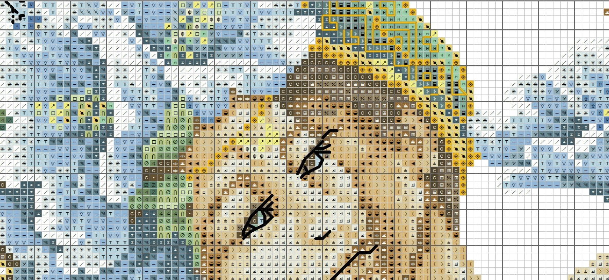 Schema punto croce SAGA PDF XSD amore di una fata e un principe the KISS of a FAIRY cross stitch xsd pk pattern keeper facile da stampare