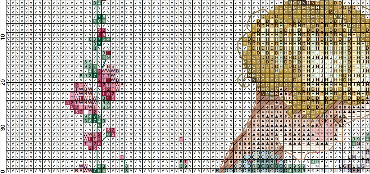 Schema punto croce SAGA PDF + XSD little girl pick FLOWER cross stitch baby SHOWER emma's pattern keeper garden birt pk facile da stampare